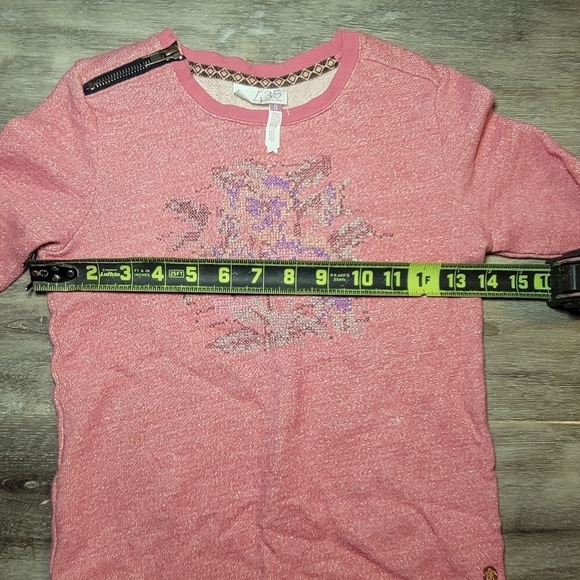 Matilda Jane 435 Size 8 Pink Floral shimmery Keaton Friends Forever Swe… - Picture 8 of 8